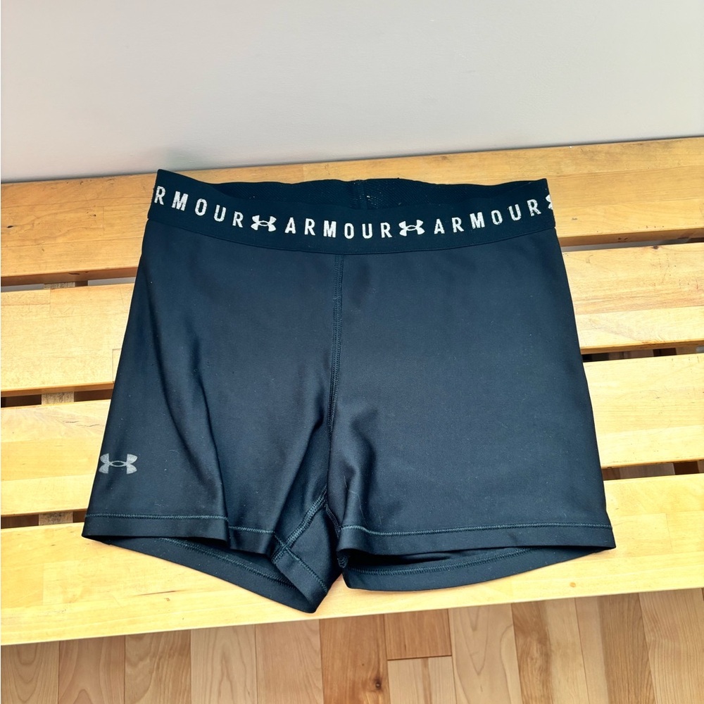 Under Armour Black Athletic Compression Shorts